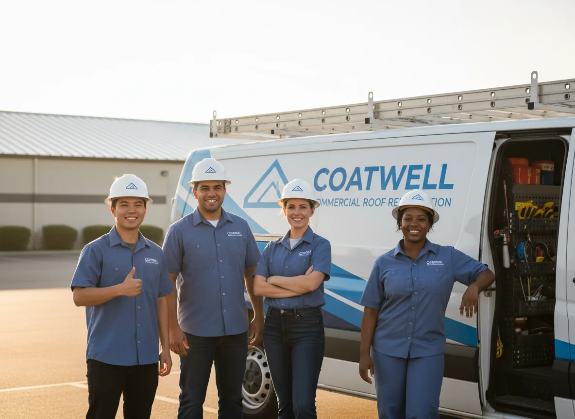 Commercial roof coating company in Swaledale, IA